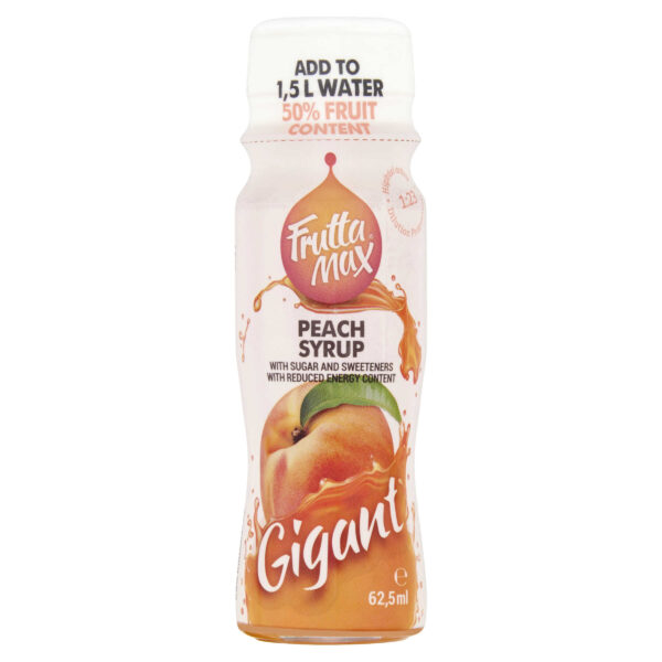 FruttaMax Gigant őszibarack gyümölcsszörp 62,5 ml