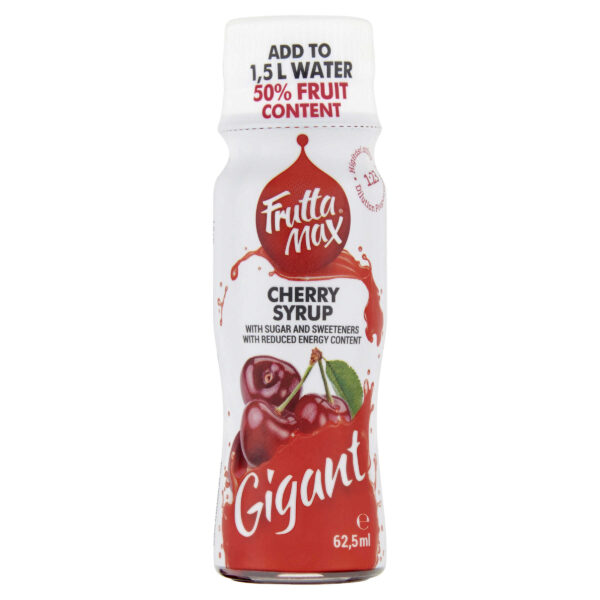 FruttaMax Gigant meggy gyümölcsszörp 62,5 ml